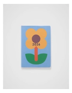 Wrap Weekly Diary A5 2026 in Bondi Flower
