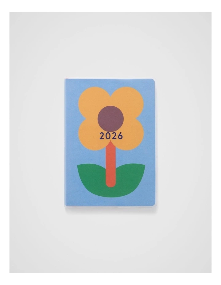 Wrap Weekly Diary A5 2026 in Bondi Flower image 1