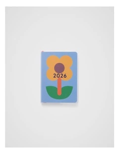 Wrap Weekly Diary A6 2026 in Bondi Flower