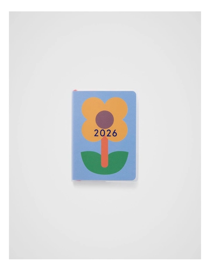 Wrap Weekly Diary A6 2026 in Bondi Flower image 1