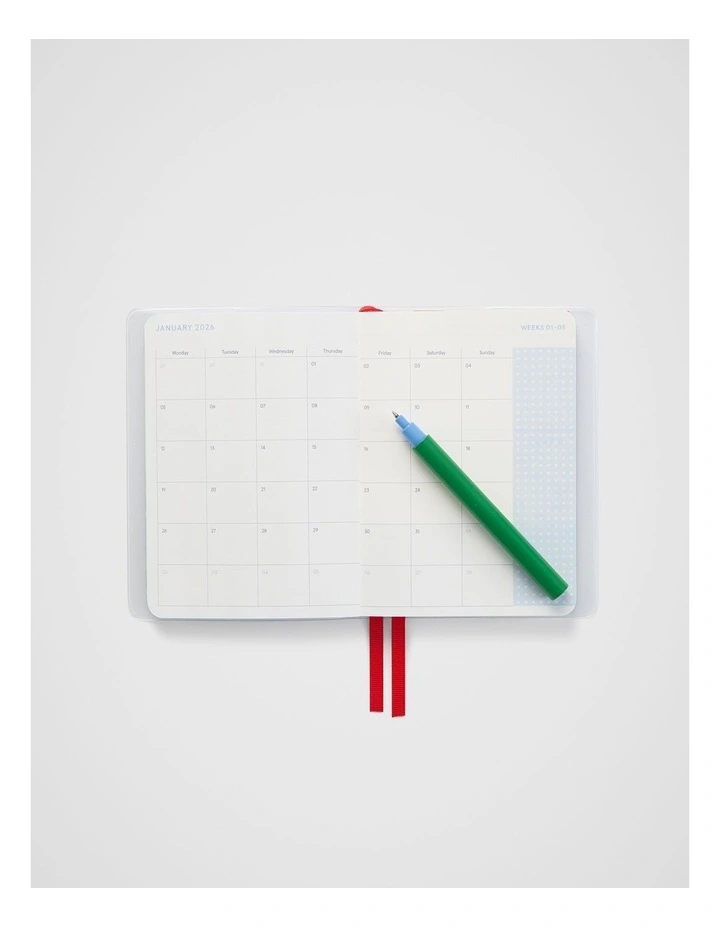 Wrap Weekly Diary A6 2026 in Bondi Flower image 2