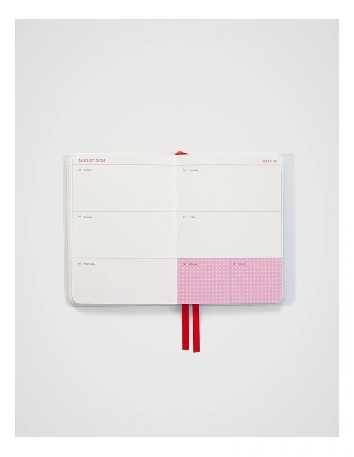 Wrap Weekly Diary A6 2026 in Bondi Flower image 4