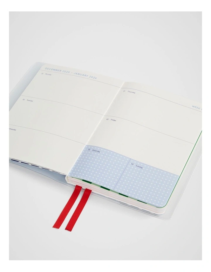 Wrap Weekly Diary A6 2026 in Bondi Flower image 5