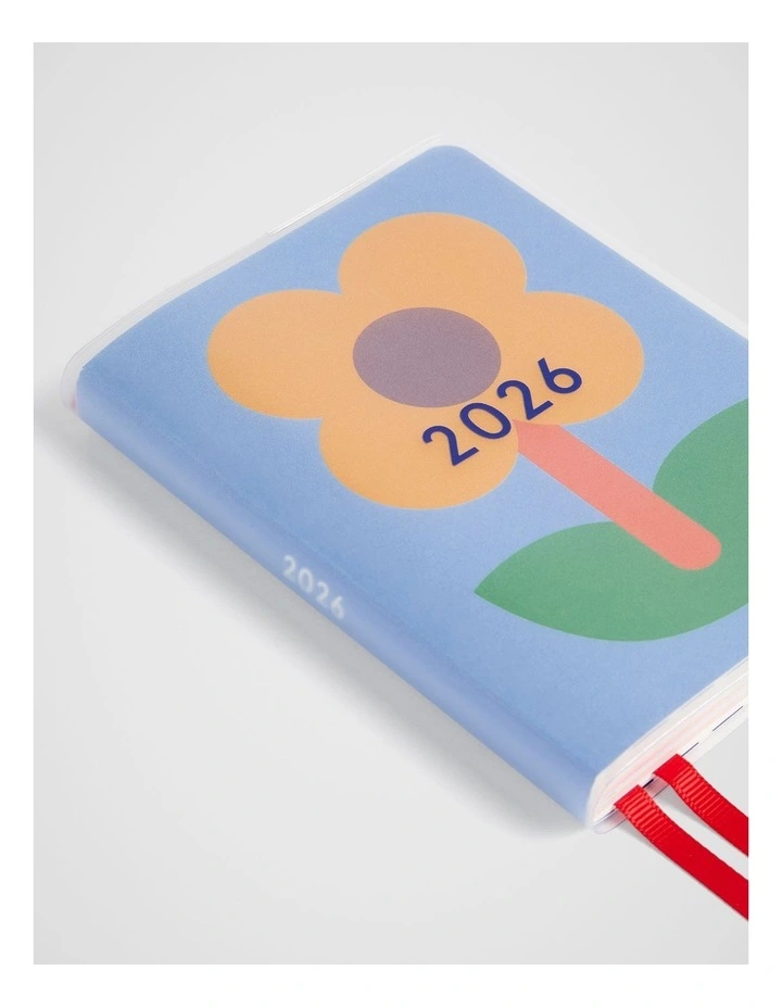 Wrap Weekly Diary A6 2026 in Bondi Flower image 7