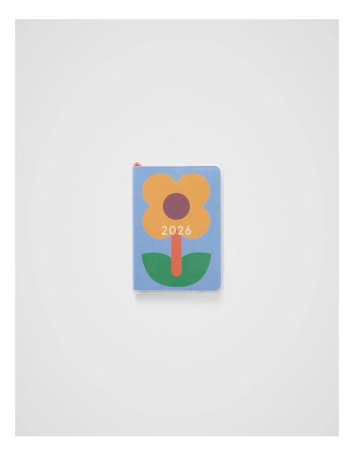 Wrap Weekly Diary A7 2026 in Bondi Flower image 1