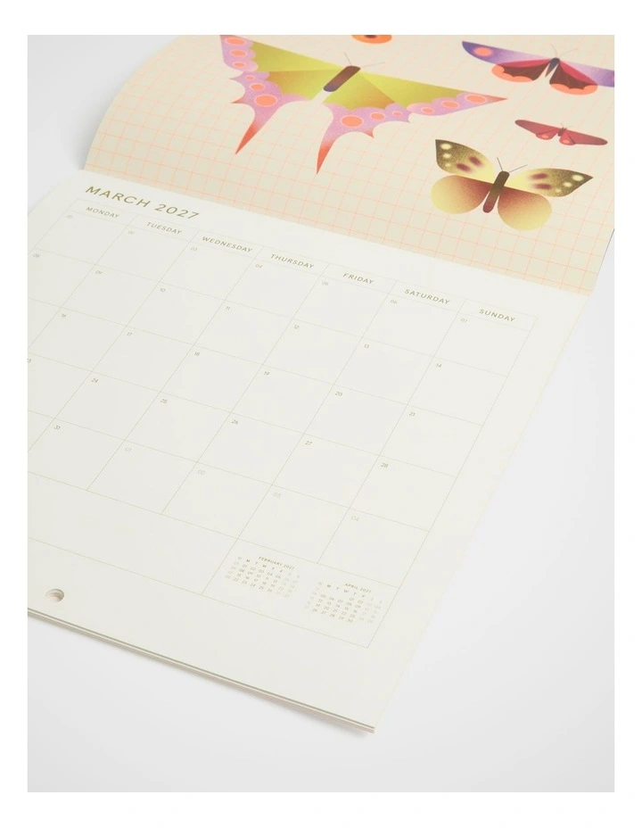 Block Wall Calendar 2027 in Assorted image 2