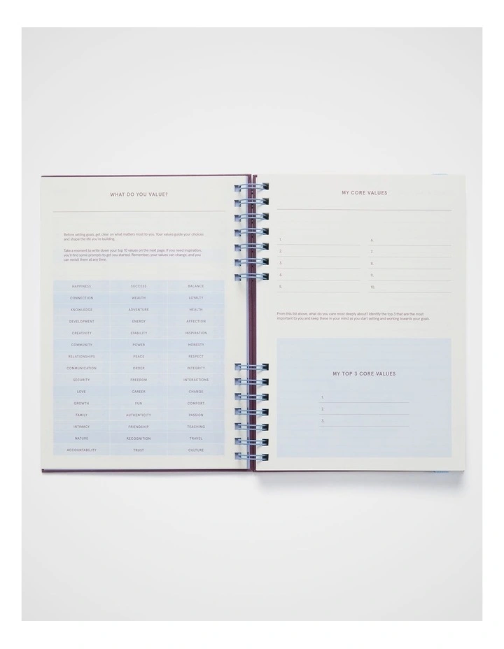 Goals Weekly Diary B5 2027 in Plum image 6