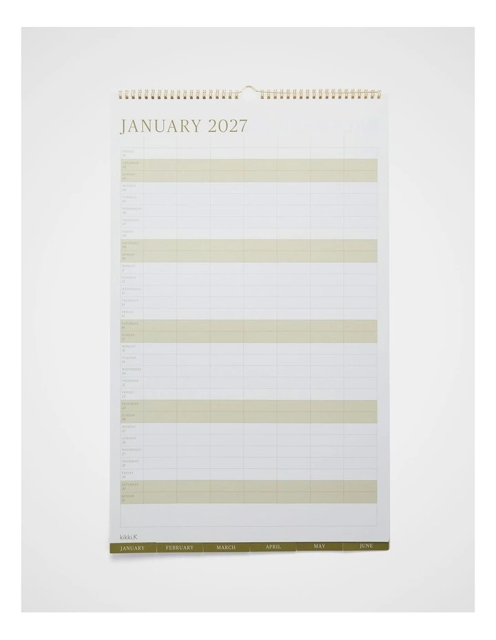 Household Calendar Large 2027 in Assorted image 3