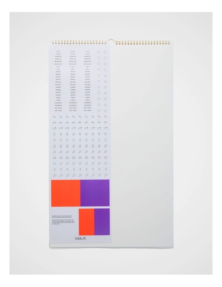 Household Calendar Large 2027 in Assorted image 5