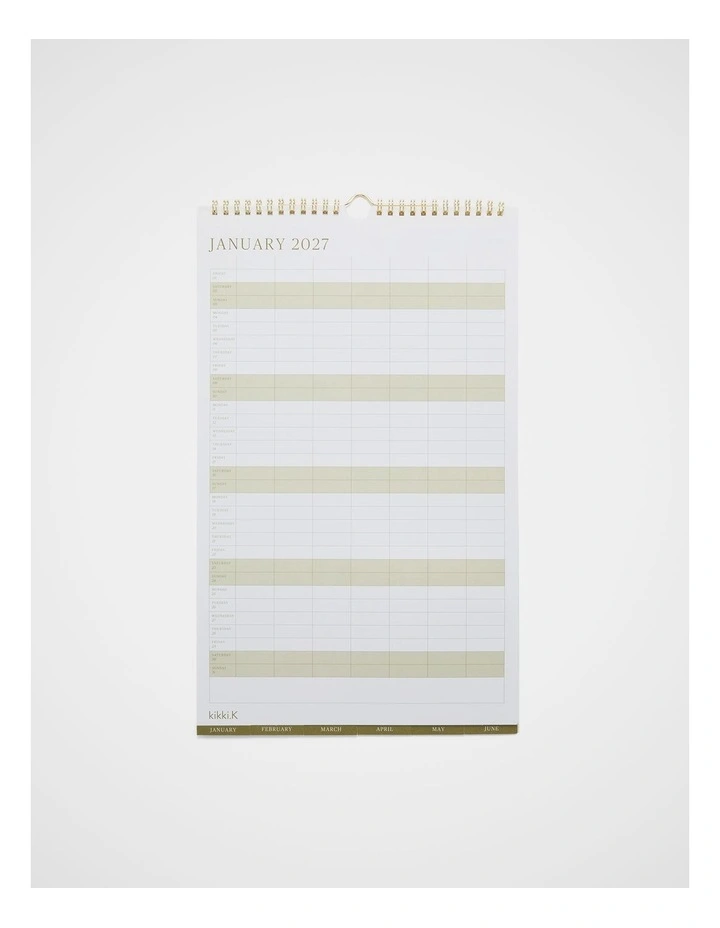 Household Calendar Small 2027 in Assorted image 4