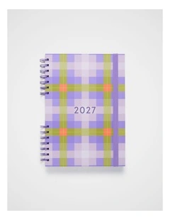 Household Weekly Diary B5 2027 in Assorted