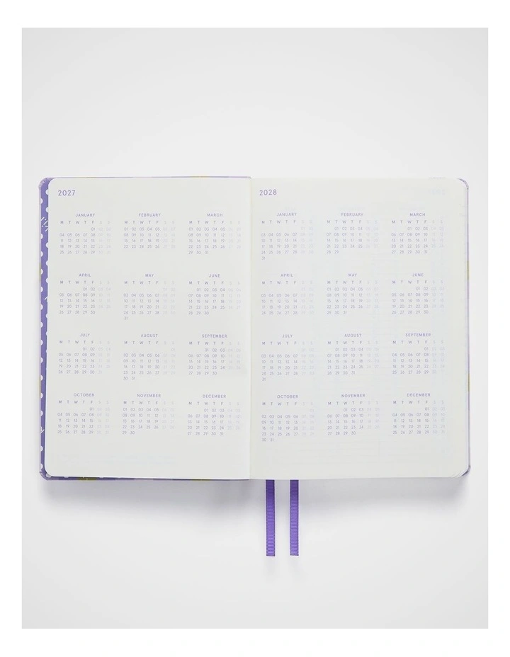 In-Scribe Daily Diary A5 2027 in Purple image 3
