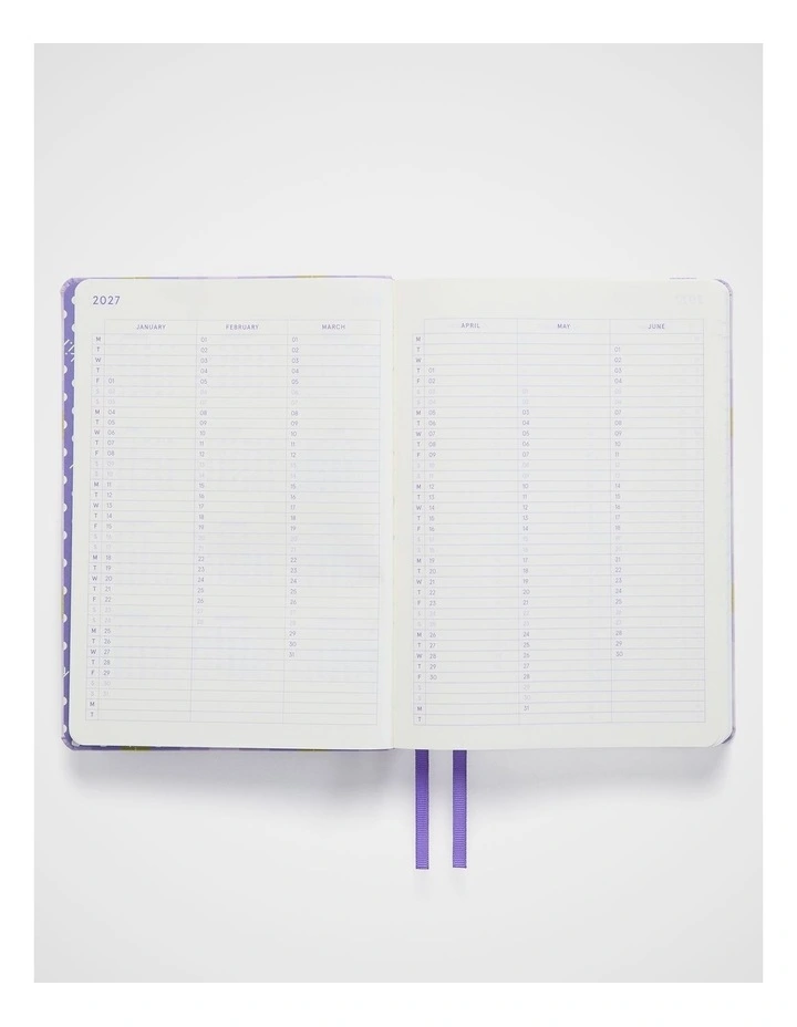In-Scribe Daily Diary A5 2027 in Purple image 4