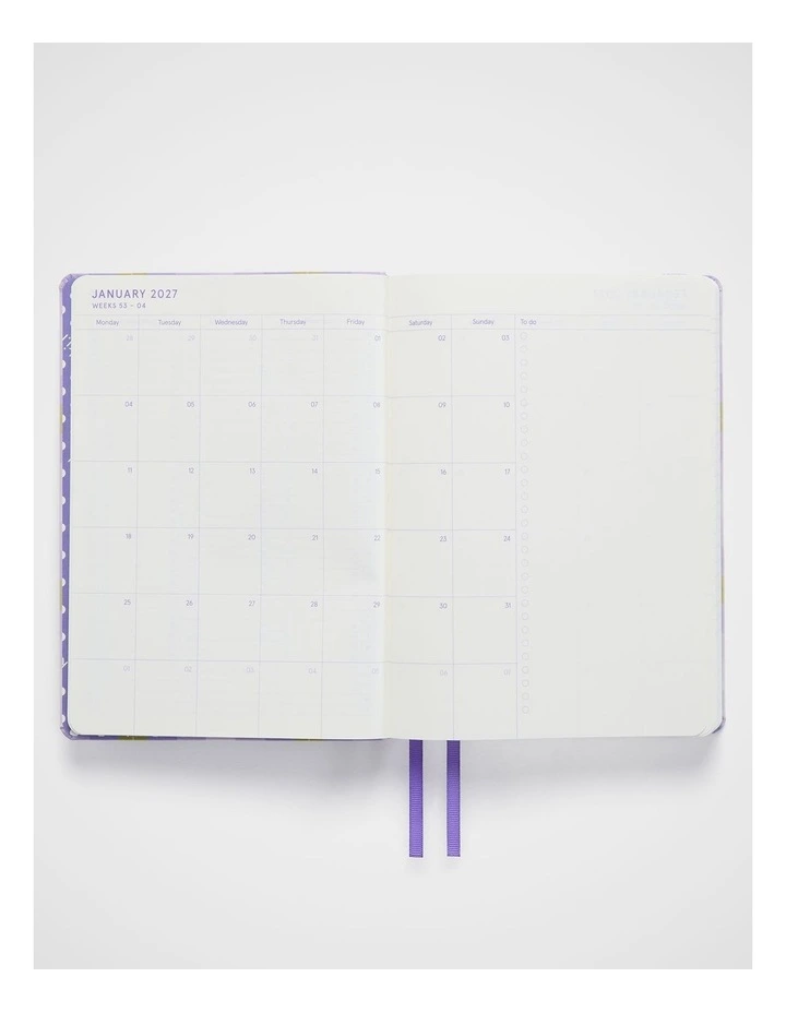 In-Scribe Daily Diary A5 2027 in Purple image 5