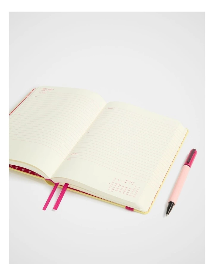 In-Scribe Daily Diary A5 2027 in Lt Yellow image 2