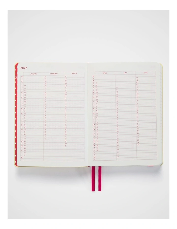 In-Scribe Daily Diary A5 2027 in Lt Yellow image 4