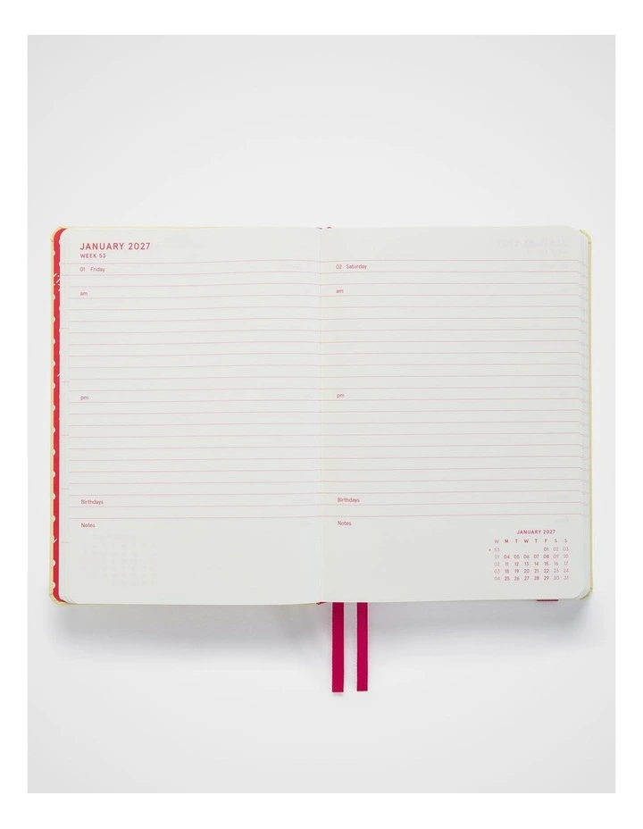 In-Scribe Daily Diary A5 2027 in Lt Yellow image 6
