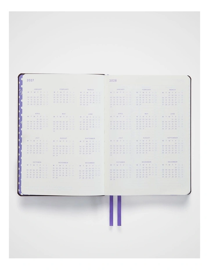 In-Scribe Daily Diary A5 2027 in Brown image 3