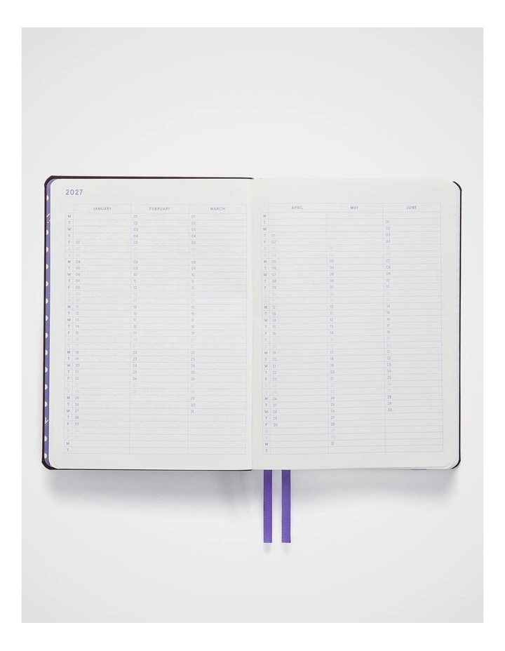 In-Scribe Daily Diary A5 2027 in Brown image 4