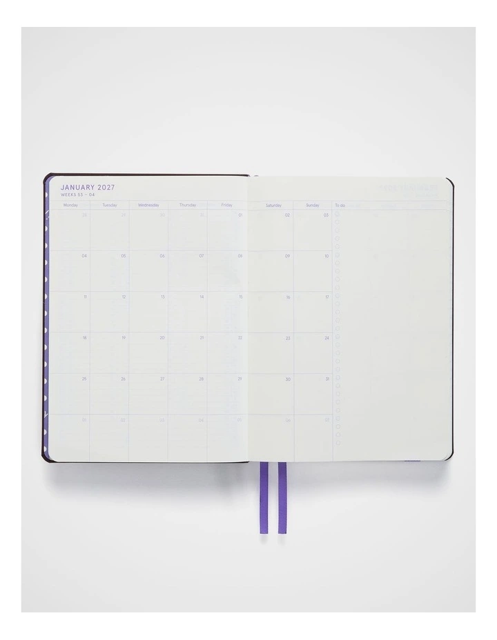 In-Scribe Daily Diary A5 2027 in Brown image 5