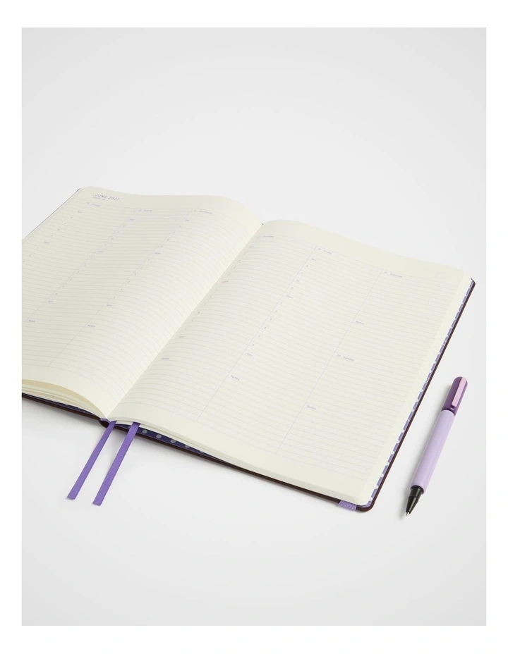 In-Scribe Weekly Diary A4 2027 in Brown image 2