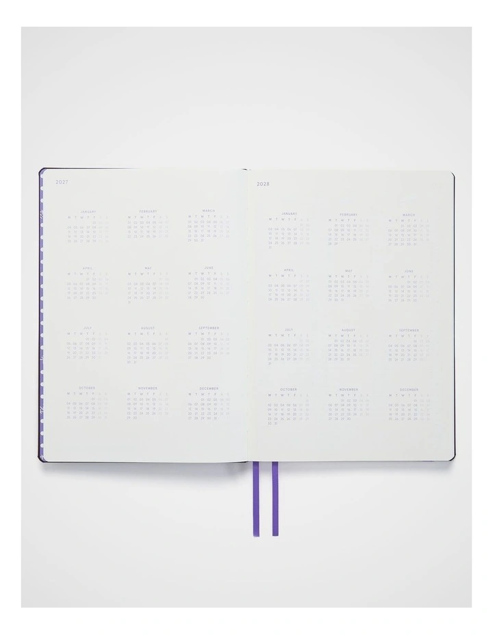 In-Scribe Weekly Diary A4 2027 in Brown image 3