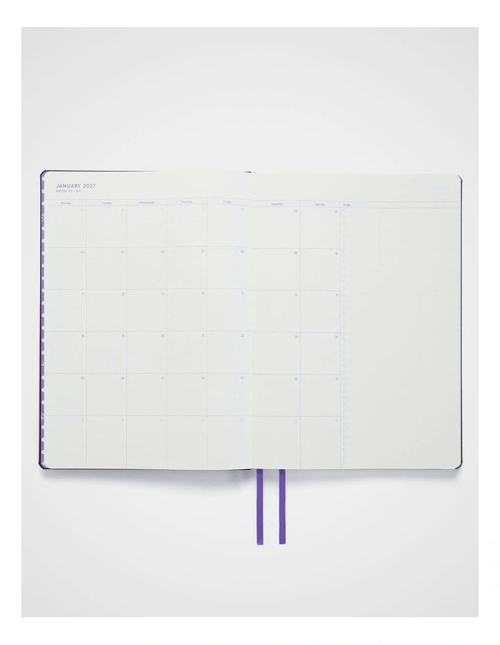 In-Scribe Weekly Diary A4 2027 in Brown image 5