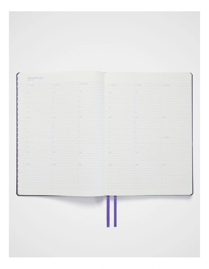 In-Scribe Weekly Diary A4 2027 in Brown image 6