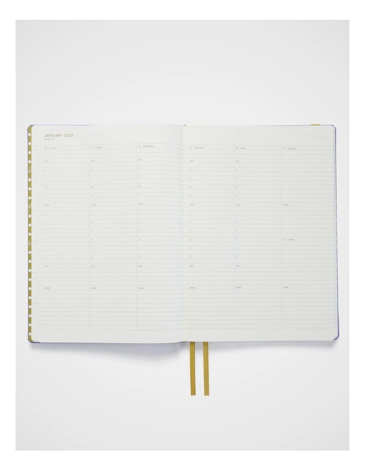 In-Scribe Weekly Diary A4 2027 in Lt Purple image 6