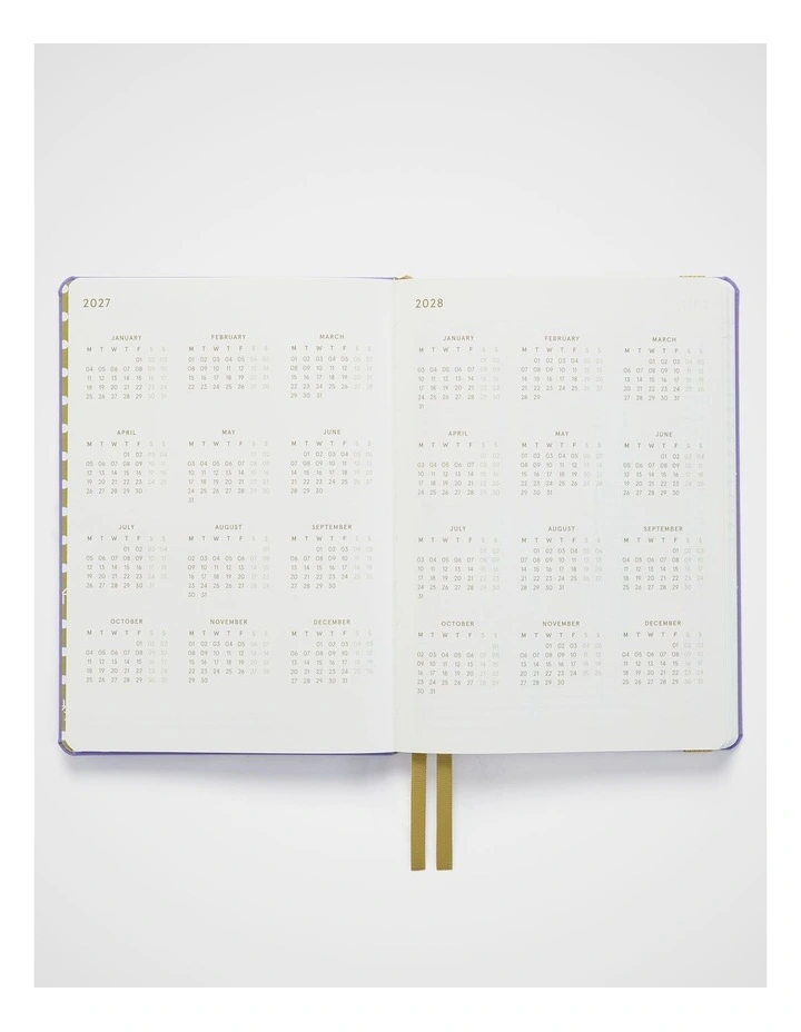 In-Scribe Weekly Diary A5 2027 in Lt Purple image 3