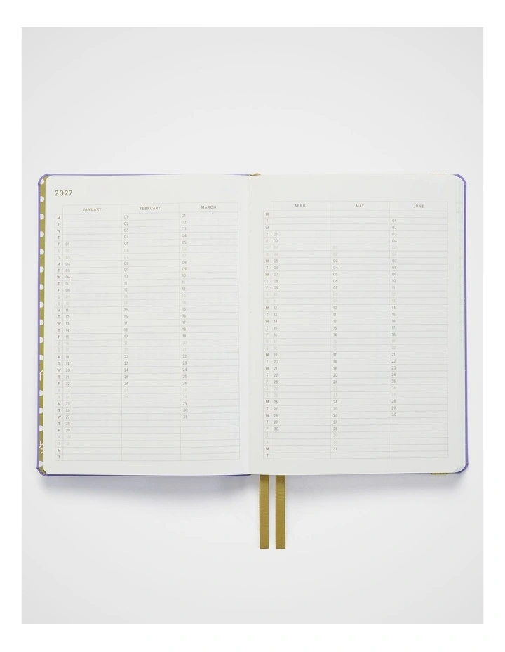 In-Scribe Weekly Diary A5 2027 in Lt Purple image 4