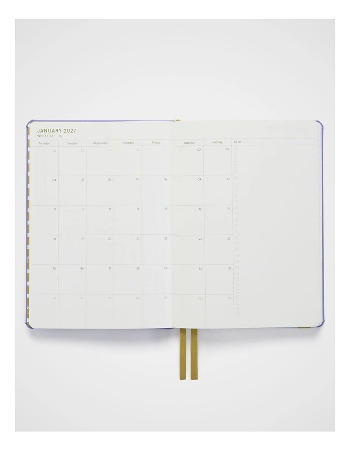 In-Scribe Weekly Diary A5 2027 in Lt Purple image 5