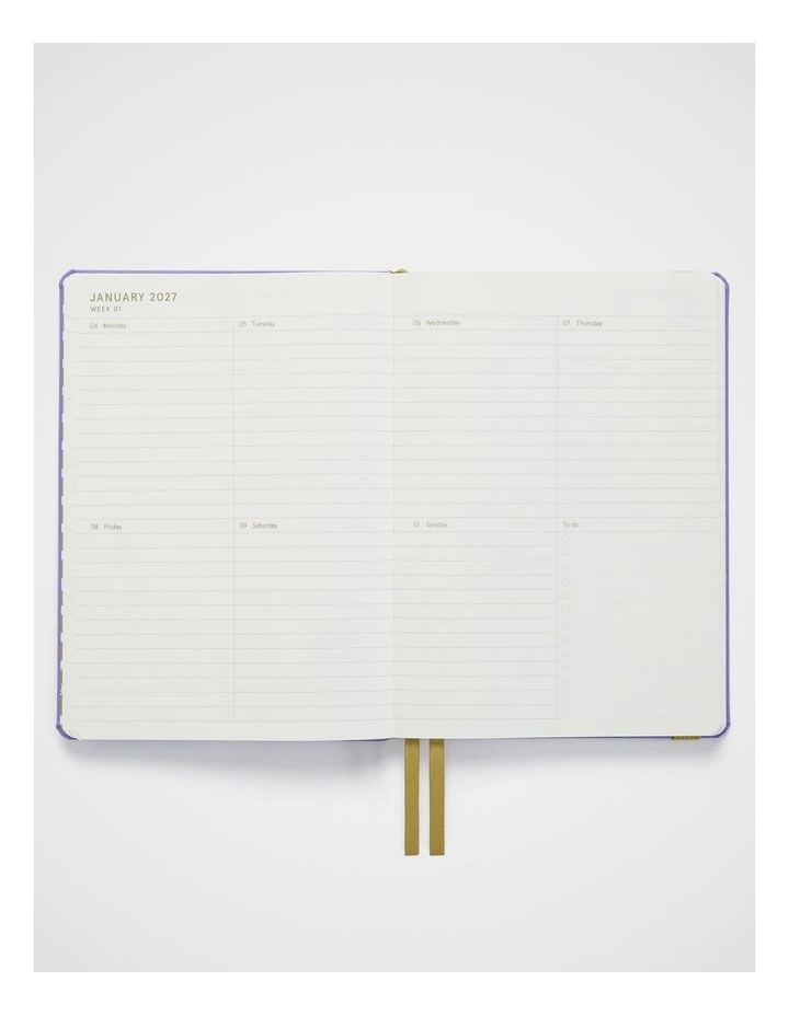 In-Scribe Weekly Diary A5 2027 in Lt Purple image 6