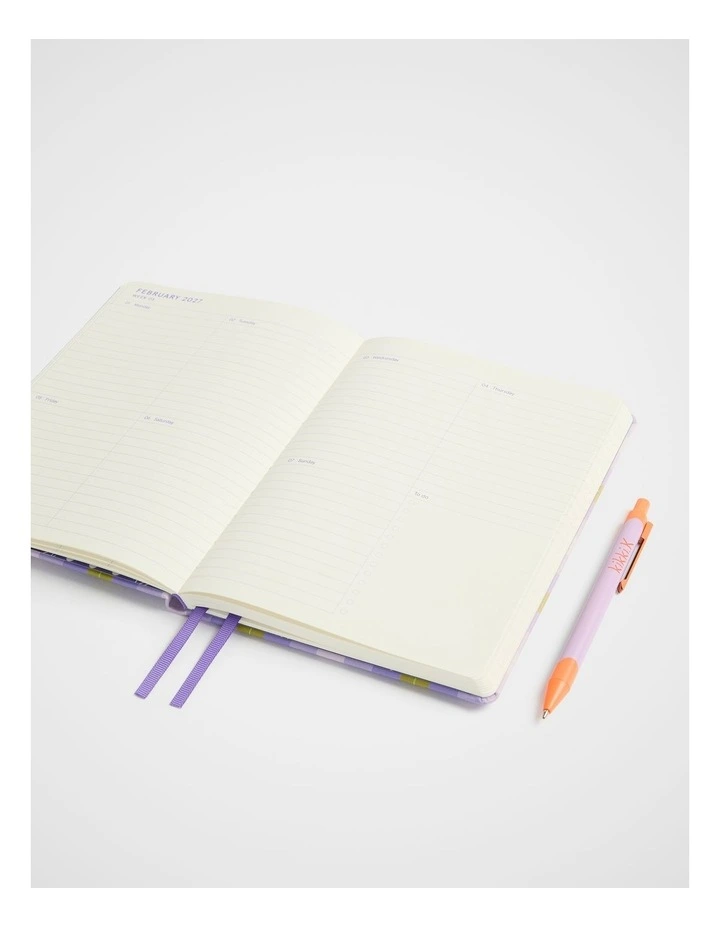 In-Scribe Weekly Diary A5 2027 in Purple image 2