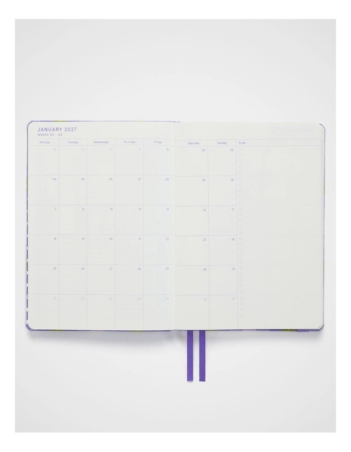 In-Scribe Weekly Diary A5 2027 in Purple image 5
