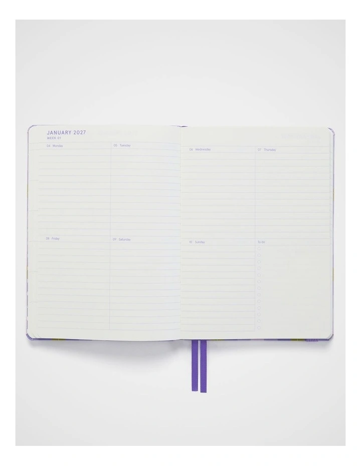 In-Scribe Weekly Diary A5 2027 in Purple image 6