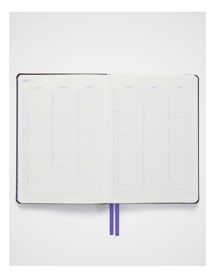 In-Scribe Weekly Diary A5 2027 in Brown image 4