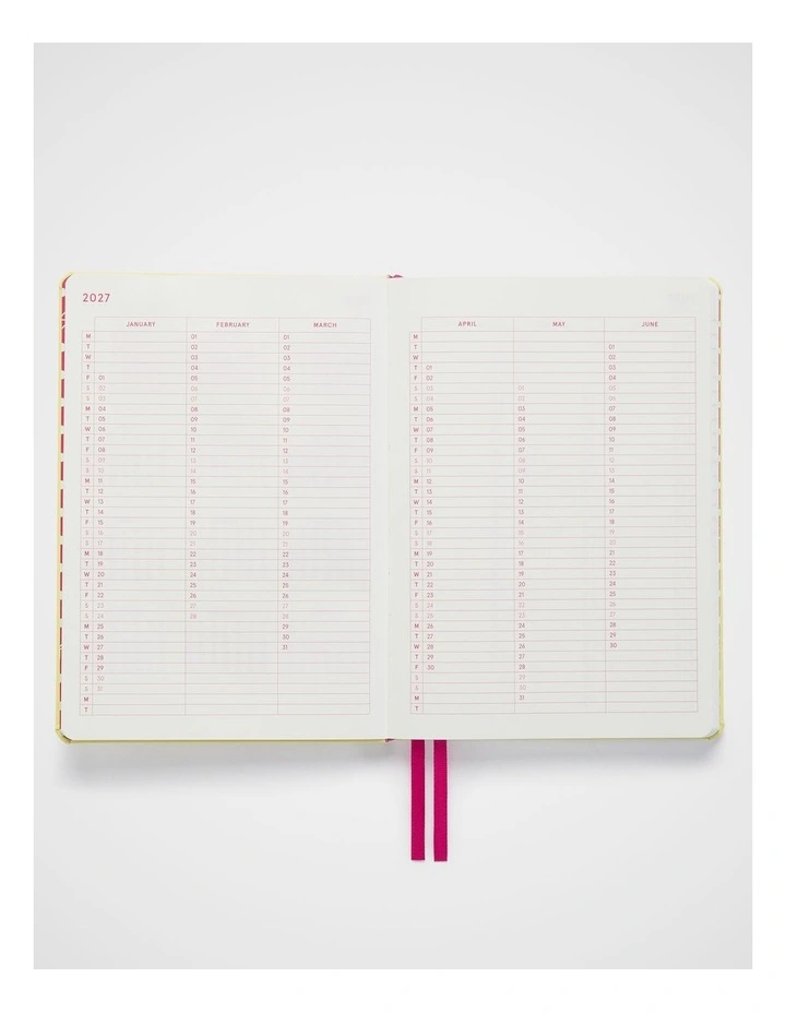 In-Scribe Weekly Diary A5 2027 in Lt Yellow image 4