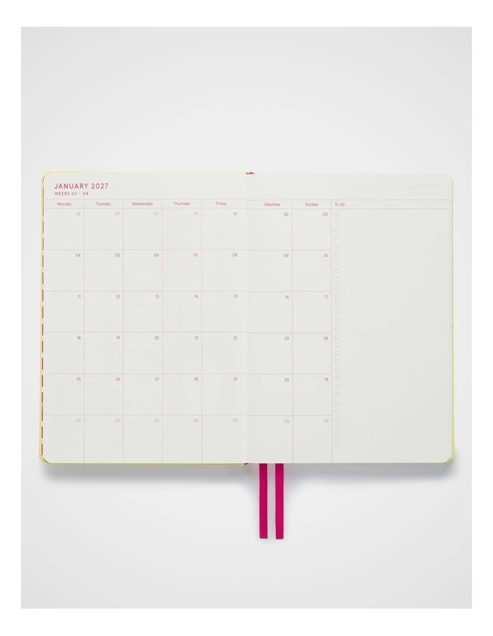 In-Scribe Weekly Diary A5 2027 in Lt Yellow image 5