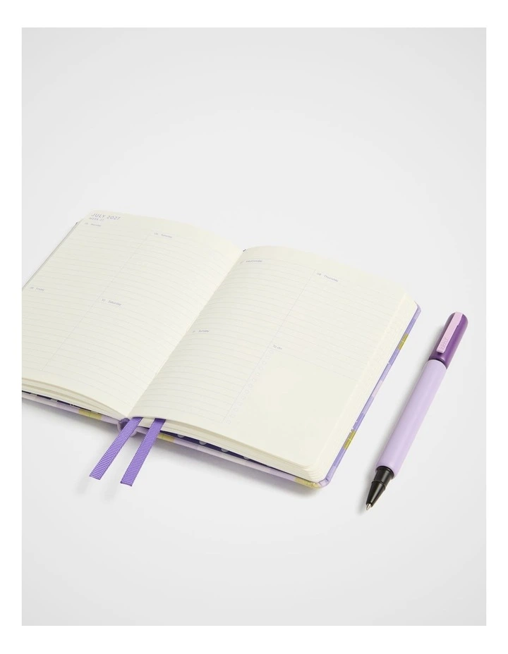 In-Scribe Weekly Diary A6 2027 in Purple image 2