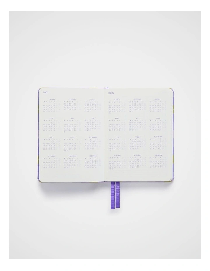 In-Scribe Weekly Diary A6 2027 in Purple image 3