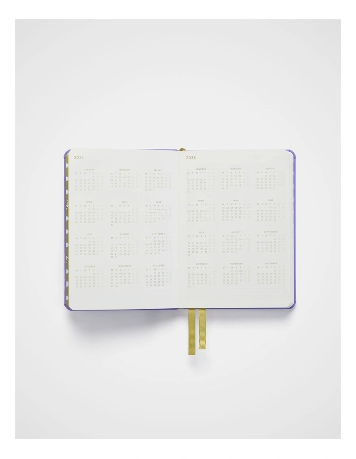 In-Scribe Weekly Diary A6 2027 in Lt Purple image 3