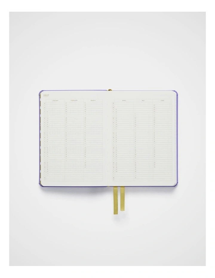 In-Scribe Weekly Diary A6 2027 in Lt Purple image 4