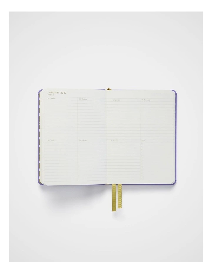In-Scribe Weekly Diary A6 2027 in Lt Purple image 6