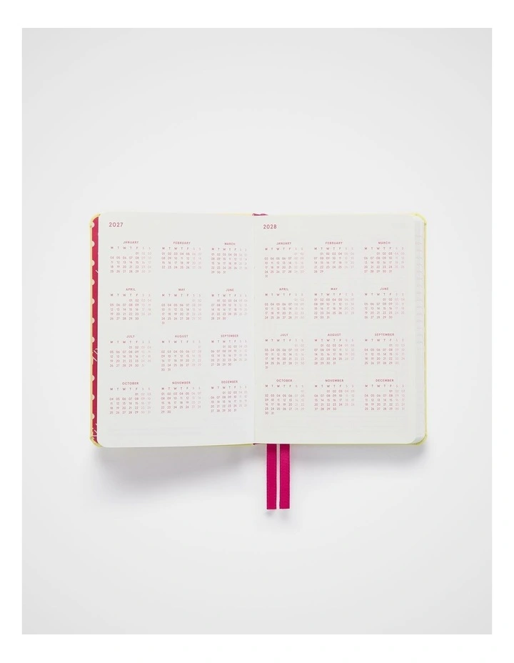 In-Scribe Weekly Diary A6 2027 in Lt Yellow image 3