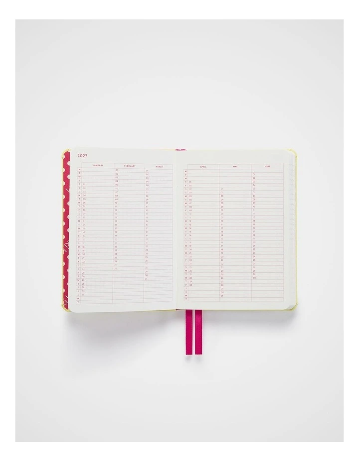 In-Scribe Weekly Diary A6 2027 in Lt Yellow image 4