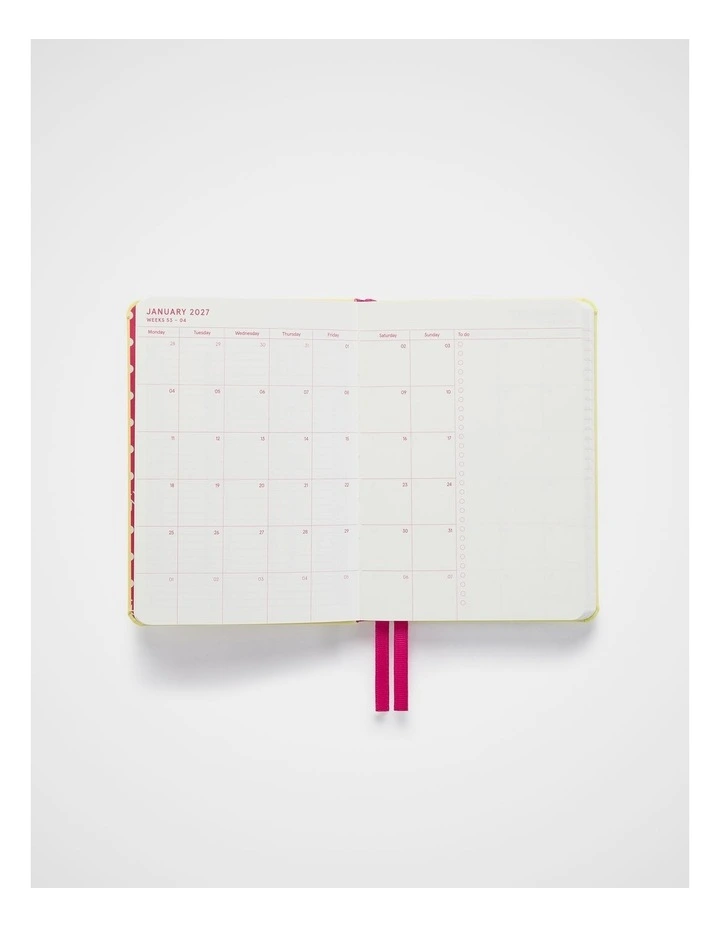 In-Scribe Weekly Diary A6 2027 in Lt Yellow image 5