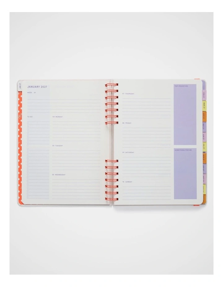 In-Spiral 12-Month Diary B5 2027 in Assorted image 7