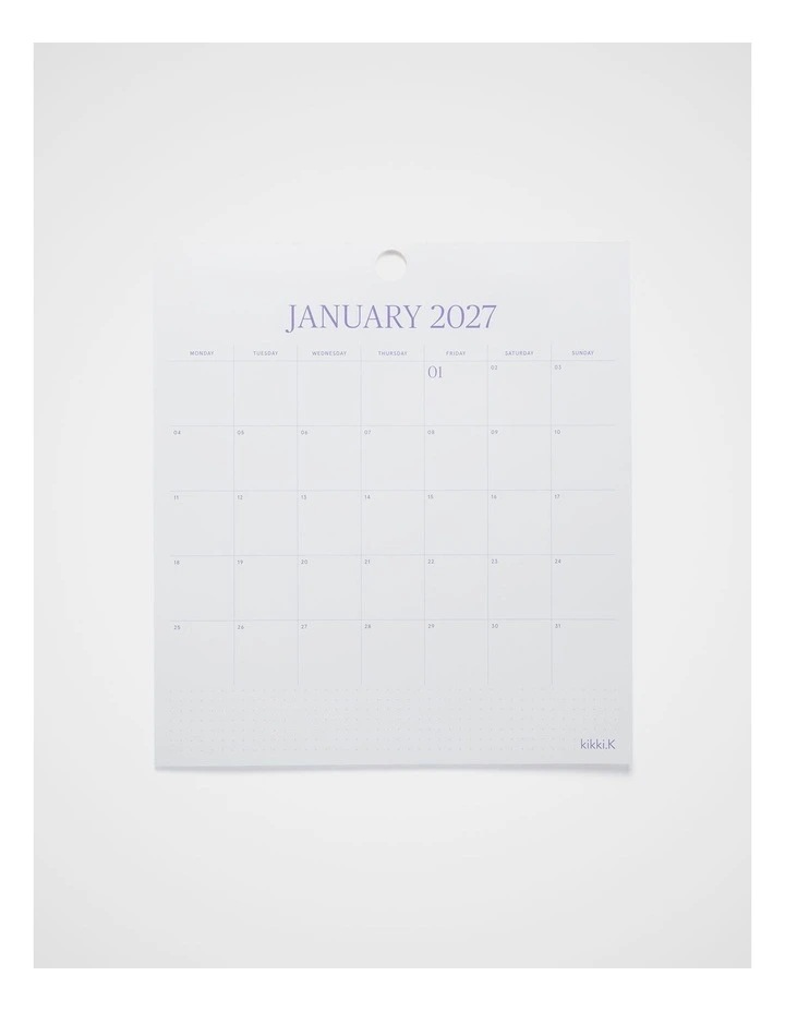 Marquee Calendar Pad 2027 in White image 1