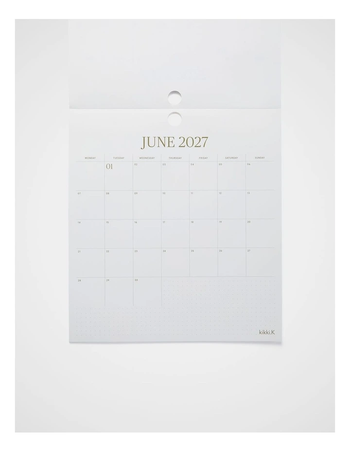 Marquee Calendar Pad 2027 in White image 4